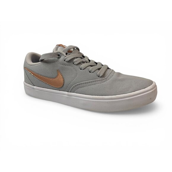 Nike Shoes - Nike SB Check Solarsoft Gray Sneakers Womens 6 Skate Shoes 921463-006